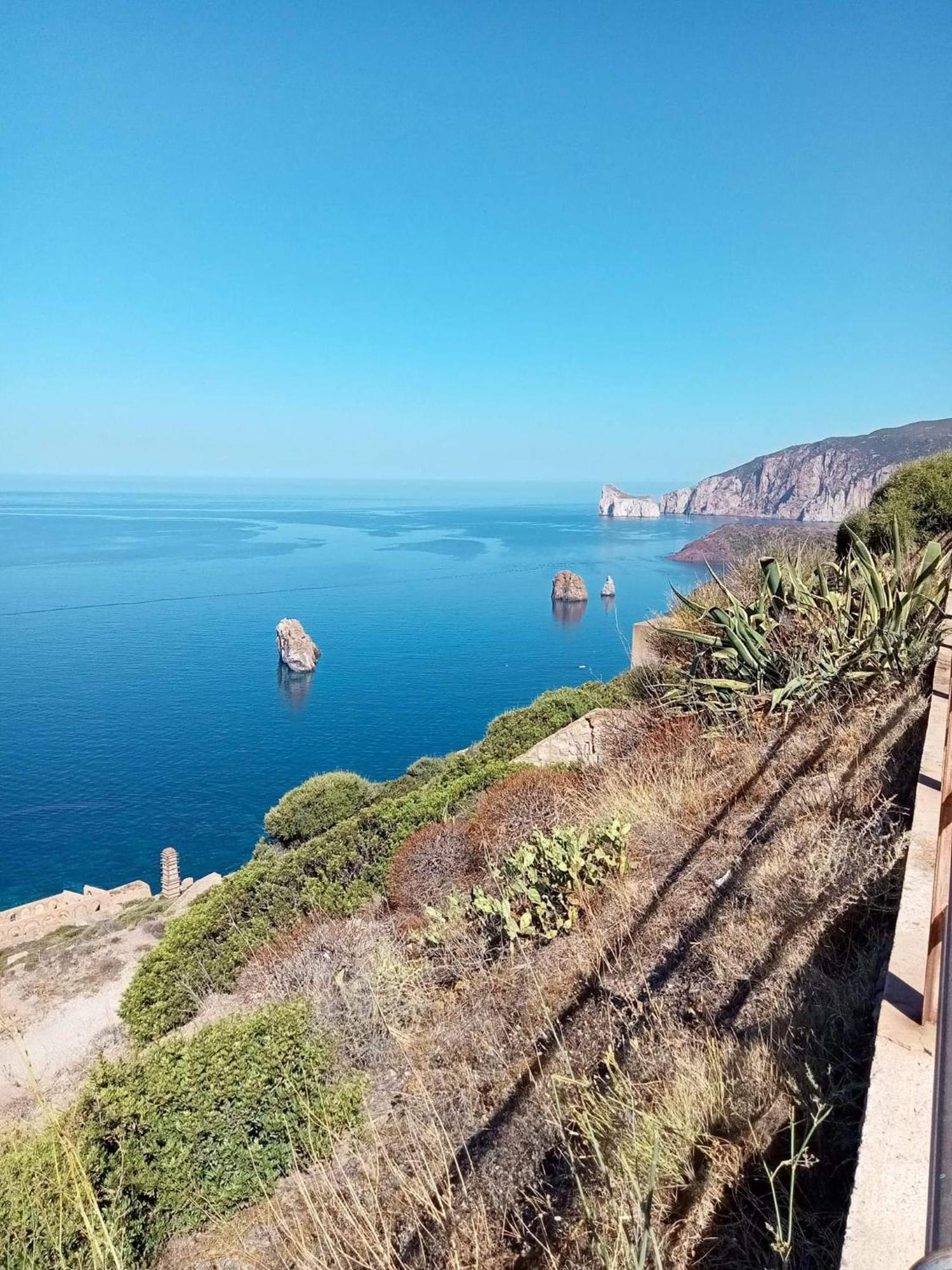 Willa La Perla E Le Conchiglie Tanca Piras Vista Mare Nebida Zewnętrze zdjęcie